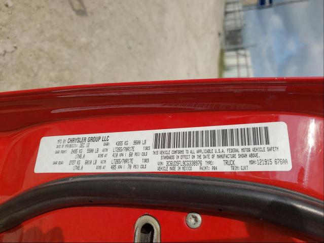 2012 DODGE RAM 2500 L 3C6UD5FL9CG338976