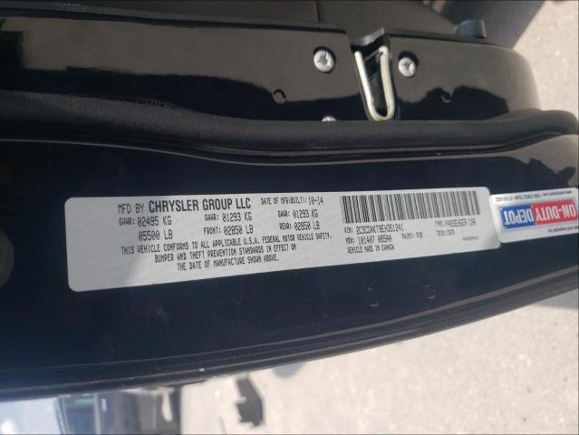 2014 DODGE CHARGER PO 2C3CDXKT9EH351241