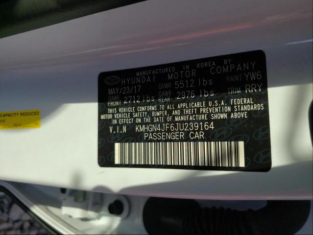 2018 GENESIS G80 ULTIMA KMHGN4JF6JU239164