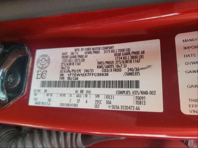 2015 FORD F-150 1FTEW1EF7FFC55936