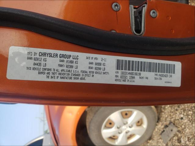 2011 DODGE CALIBER EX 1B3CB1HAXBD186198