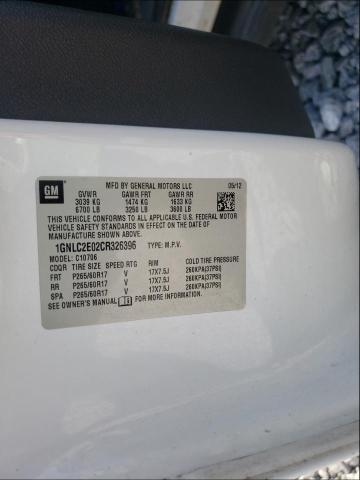 2012 CHEVROLET TAHOE POLI 1GNLC2E02CR326396
