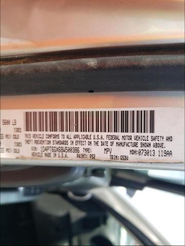 2011 DODGE NITRO DETO 1D4PT6GX6BW500386
