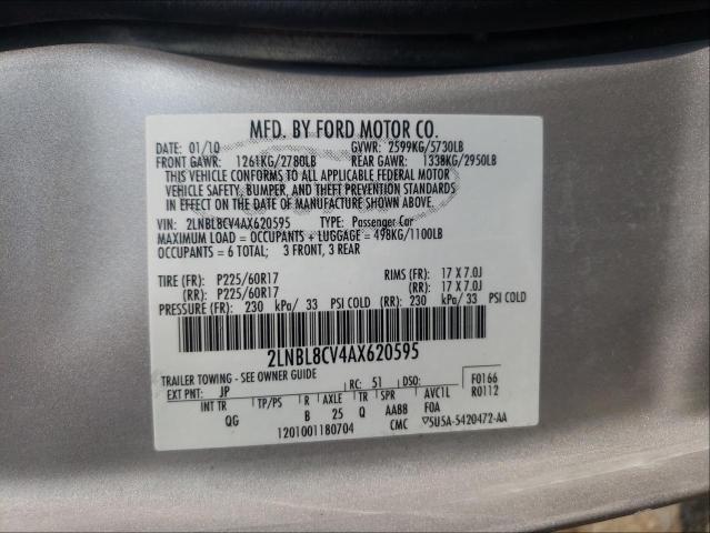 2010 LINCOLN TOWN CAR S 2LNBL8CV4AX620595