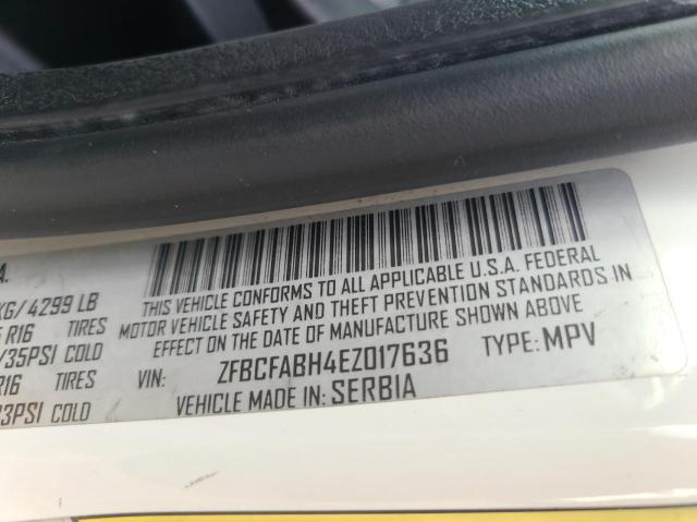 2014 FIAT 500L EASY ZFBCFABH4EZ017636