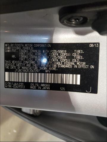 2014 LEXUS RX 450 JTJBC1BA2E2067297