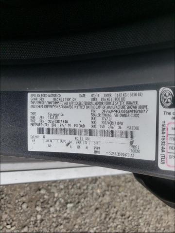 2016 FORD FIESTA ST 3FADP4GX8GM161877