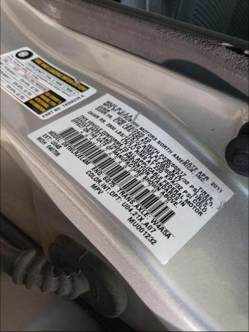 2011 MITSUBISHI ENDEAVOR L 4A4JN2AS4BE027038