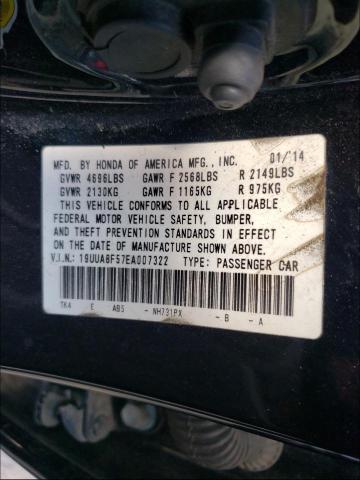 2014 ACURA TL TECH 19UUA8F57EA007322