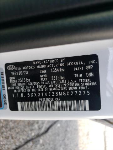 2021 KIA K5 LXS 5XXG14J28MG027275