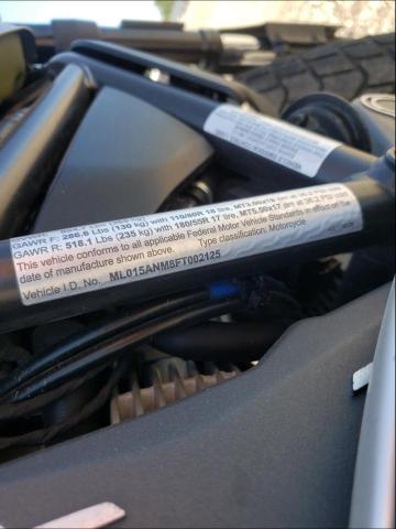 2015 DUCATI SCRAMBLER ML015ANM8FT002125