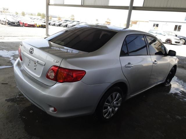 VIN: JTDBL40E599094176 Auction: COPART UAE Lot: 52816511 Location: DUBAI INDUSTRIAL CITY - DUBAI JTDBL40E599094176 TOYOTA COROLLA 2009 SILVER Photo 4