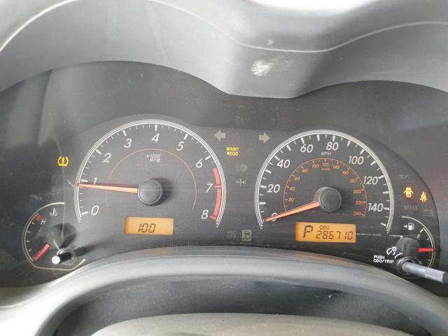 VIN: JTDBL40E599094176 Auction: COPART UAE Lot: 52816511 Location: DUBAI INDUSTRIAL CITY - DUBAI JTDBL40E599094176 TOYOTA COROLLA 2009 SILVER Photo 8