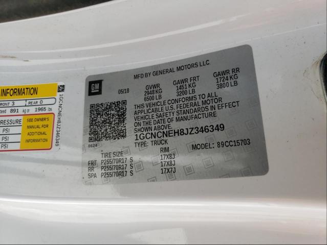 2018 CHEVROLET .CK2500 1GCNCNEH8JZ346349