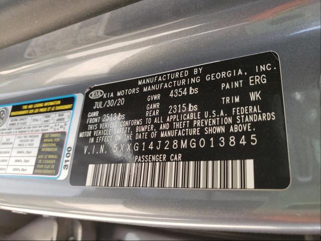2021 KIA K5 LXS 5XXG14J28MG013845