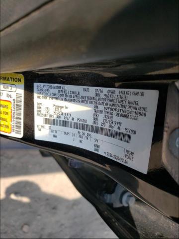 2016 FORD FOCUS RS WF0DP3TH9G4116586