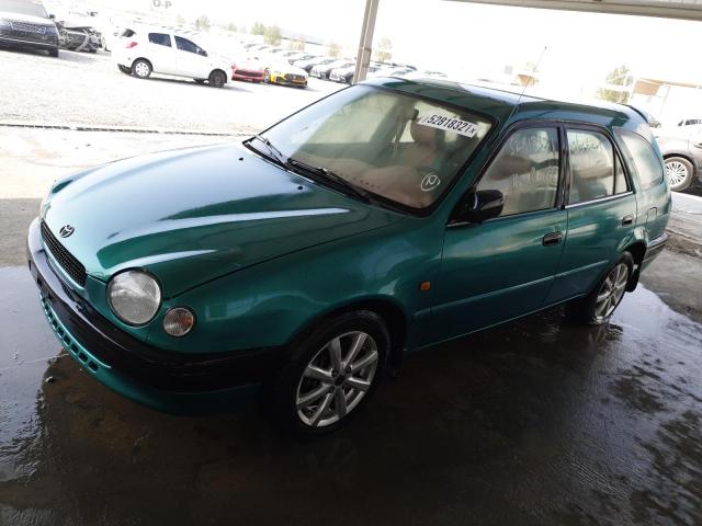 VIN: JTB72EEB0W4001138 Auction: COPART UAE Lot: 52818321 Location: DUBAI INDUSTRIAL CITY - DUBAI VIN: JTB72EEB0W4001138 TOYOTA COROLLA 1998 GREEN Photo 2