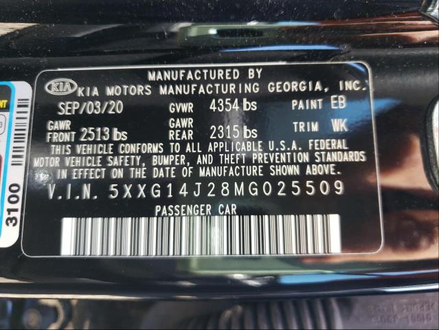 2021 KIA K5 LXS 5XXG14J28MG025509