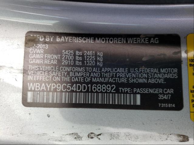 VIN WBAYP9C54DD168892 2013 BMW 6 Series, 650 I no.10