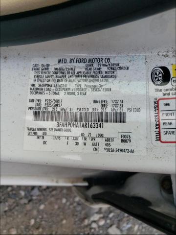 3FAHP0HA1AR163341 Ford Fusion Se 2010. Фото: 9