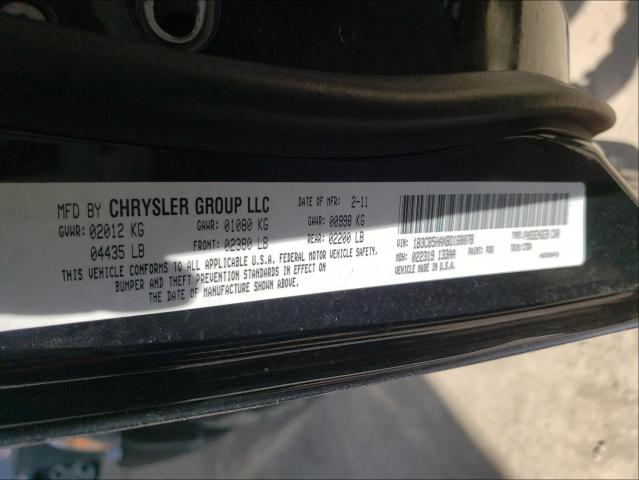 2011 DODGE CALIBER HE 1B3CB5HAXBD168078