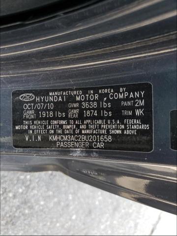 2011 HYUNDAI ACCENT GL KMHCM3AC2BU201658