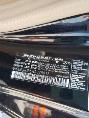 2010 MERCEDES-BENZ CL 550 4MA WDDEJ8GB6AA025818