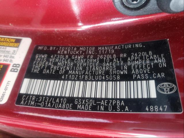 2020 TOYOTA AVALON LIM 4T1DZ1FB3LU045058