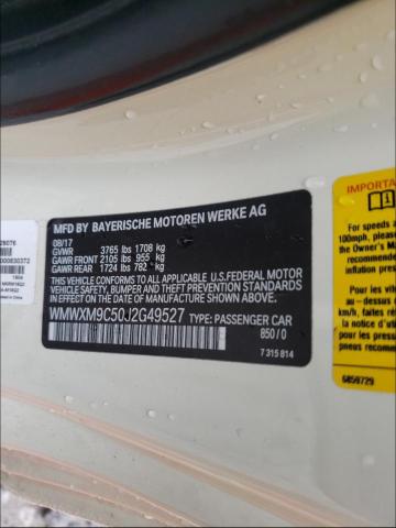 2018 MINI COOPER JOH WMWXM9C50J2G49527