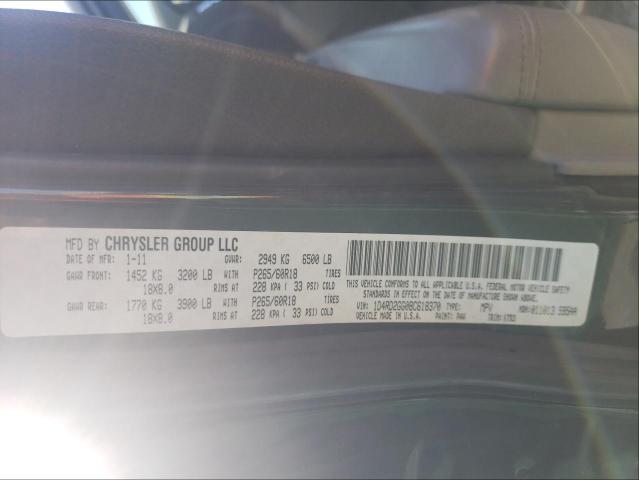 2011 DODGE DURANGO EX 1D4RD2GG0BC618370