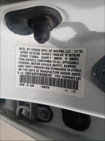 2011 HONDA CIVIC GX 19XFA4F57BE000167