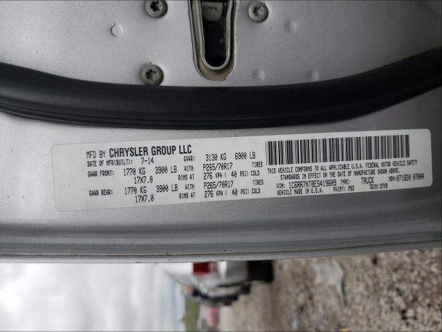 2014 RAM 1500 SSV 1C6RR7XT8ES419609