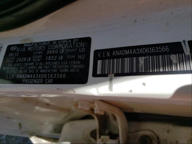 2013 KIA CADENZA KNADM4A3XD6163566
