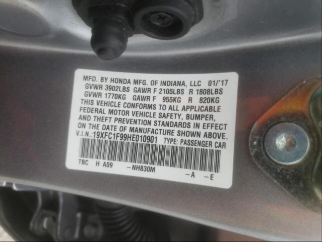 2017 HONDA CIVIC TOUR 19XFC1F99HE010901