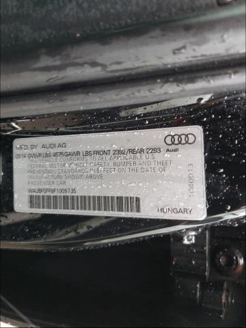 2015 AUDI S3 PREMIUM WAUBFGFF8F1009735