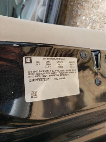 2010 CHEVROLET COBALT 1LT 1G1AD1F54A7206697