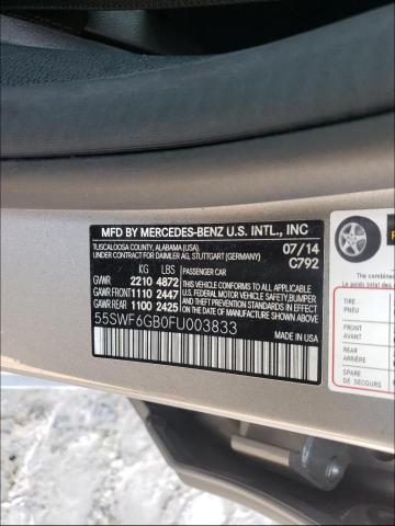 2015 MERCEDES-BENZ C 400 4MAT 55SWF6GB0FU003833