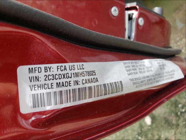 2021 DODGE CHARGER SP 2C3CDXGJ1MH578025