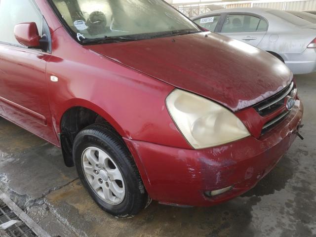 VIN: KNAMB763586185576 Auction: COPART UAE Lot: 53504381 Location: DUBAI INDUSTRIAL CITY - DUBAI KNAMB763586185576 KIA CARNIVAL 2008 RED Photo 10