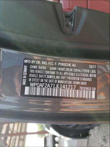 2018 PORSCHE PANAMERA T WP0AF2A71JL141217