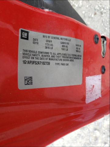 2010 CHEVROLET COBALT LT 1G1AF5F52A7182739