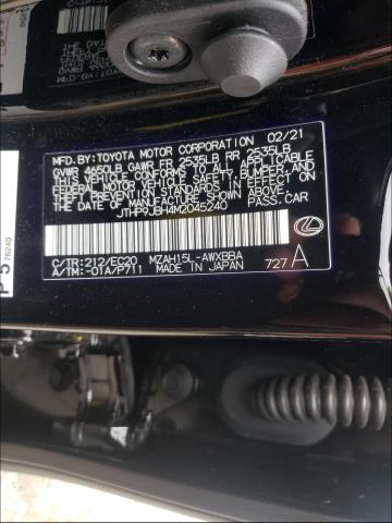 2021 LEXUS UX 250H JTHP9JBH4M2045240