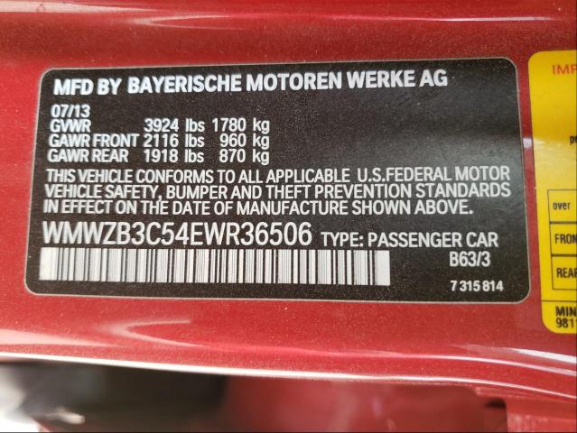 2014 MINI COOPER COU WMWZB3C54EWR36506
