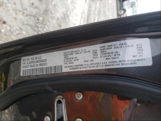 2021 RAM 2500 TRADE 3C6UR5CL6MG583435