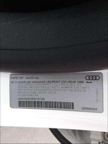 2013 AUDI A7 PREMIUM WAUYGAFC4DN150169