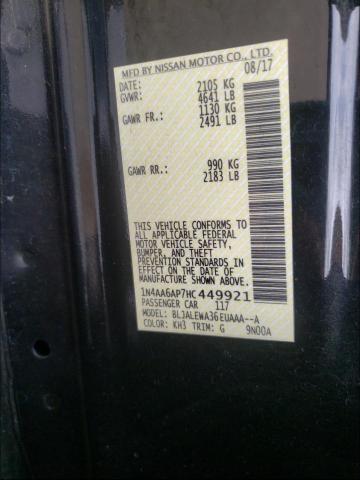 2017 NISSAN MAXIMA 1N4AA6AP7HC449921