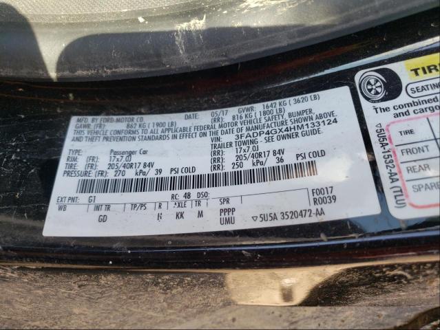 2017 FORD FIESTA ST 3FADP4GX4HM133124