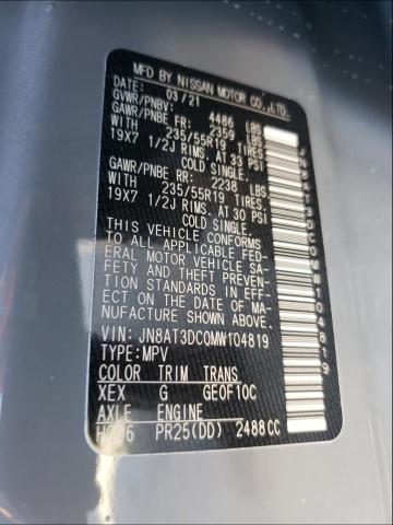2021 NISSAN ROGUE PLAT JN8AT3DC0MW104819