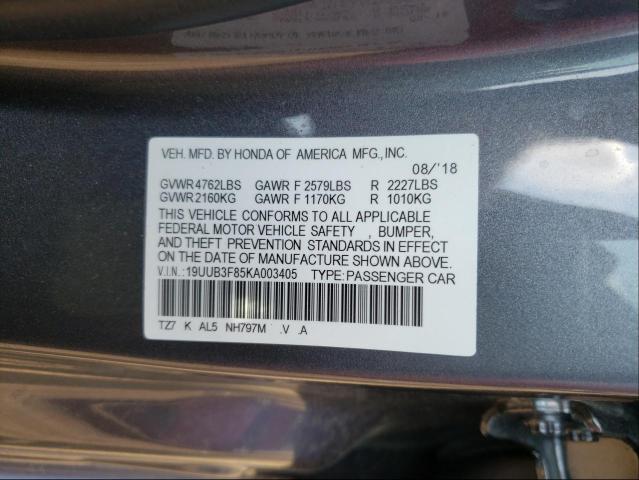 2019 ACURA TLX ADVANC 19UUB3F85KA003405