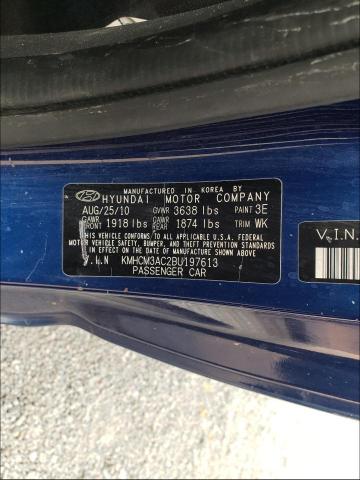 2011 HYUNDAI ACCENT GL KMHCM3AC2BU197613